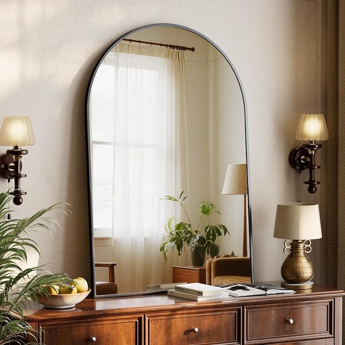 XRAMFY 32"x48" Arched Bathroom Mirror - Image 2