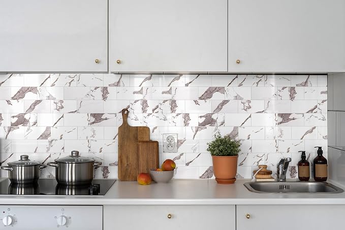 StyloVue 100 Pieces Peel and Stick Backsplash - Image 3