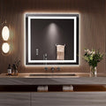 LOAAO 28"x30" LED Bathroom Mirror by LOAAO