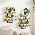 Bamworld Floating Shelves for Wall Planters for Indoor Plants Hanging Shelves by Bamworld