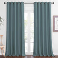 NICETOWN Blackout Greyish Blue Curtain & Drape 102 inches Long by NICETOWN