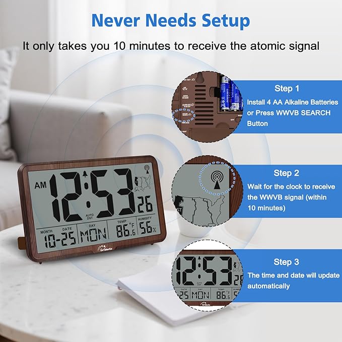 WallarGe Atomic Wall Clock - Image 3