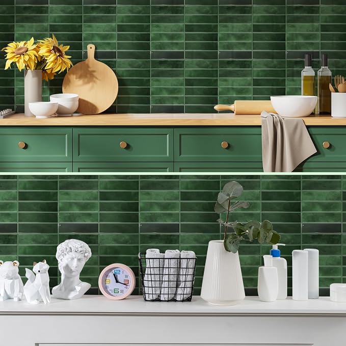 Peel and Stick Backsplash 3D Wall Tiles, Self-Adhesive, Oil Proof, Waterproof - Image 8
