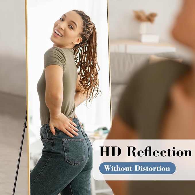 DUMOS 64"x21" Full Length Mirror - Image 3