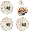 Weysat 4 Pcs Vintage Hooks for Wall Wood Farmhouse Towel Hooks Shabby Chic Wall by Weysat