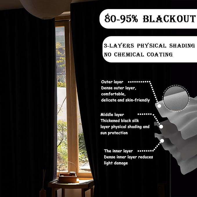 Room Divider Curtains for Ceiling Track Rod, 8.3 ft Wide x 9 ft Tall, Cream - Image 4