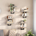 HOOBRO Floating Shelves, 15 Inch Wall Shelf Set of 4, Wall Mounted Storage by HOOBRO