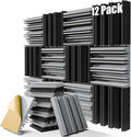 12 Pack Sound Proof Foam Panels by ZELMINE