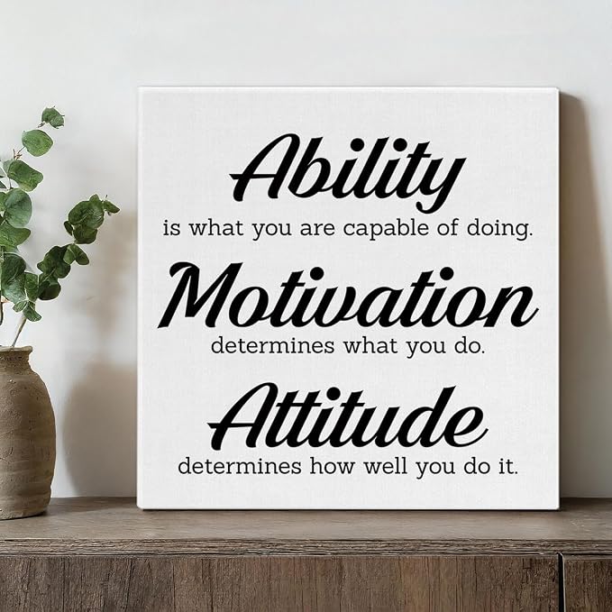 Inspirational Office Wall Decor, Motivational Plaques - Image 4