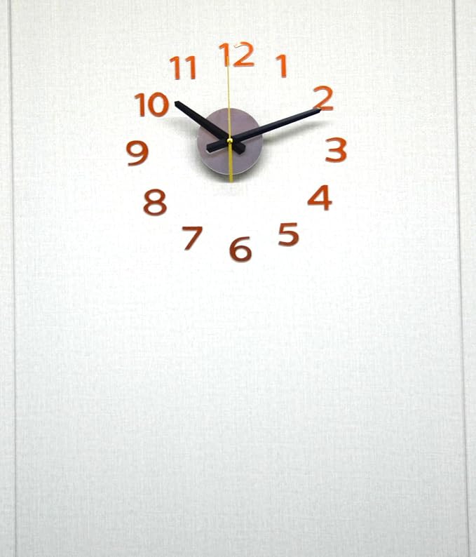 OceeK DIY Wall Clock, Modern Silent Non-Ticking, Battery Operated, 3D Quality - Image 9