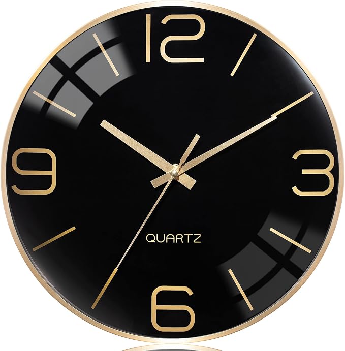AYRELY® 12 Inch Silent Modern Wall Clocks Battery Operated, Wall Clock by AYRELY