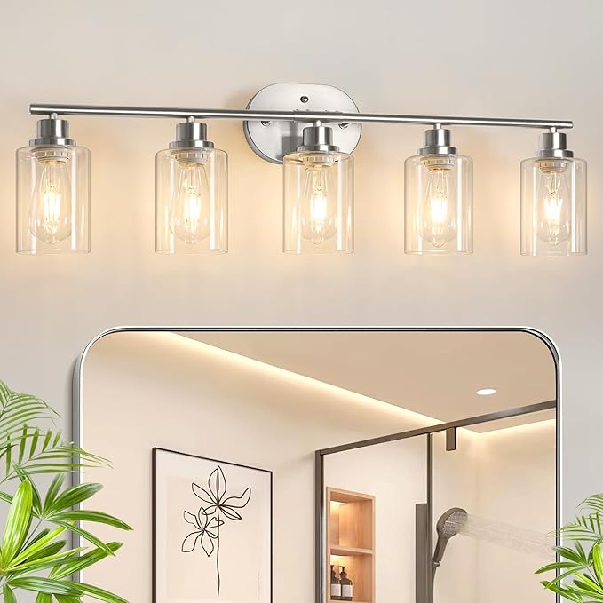 Unicozin Bathroom Light Fixtures, 5 Light Vanity Lights by Unicozin