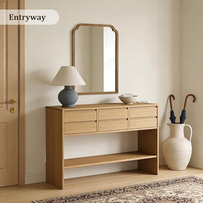 WallBeyond 28" x 40" Wood Bathroom Mirror - Image 3