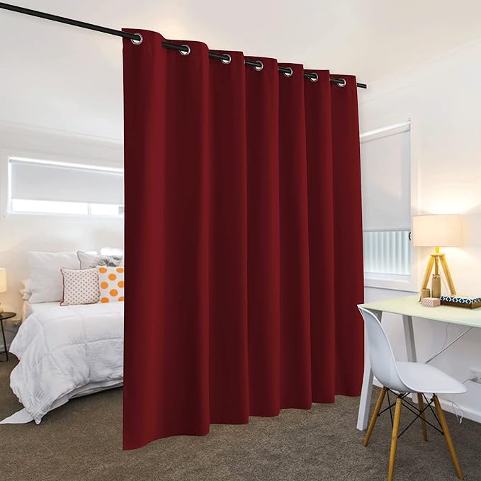 RYB HOME Privacy Curtain for Sliding Glass Door, Light Block Noise Reduce - Image 3