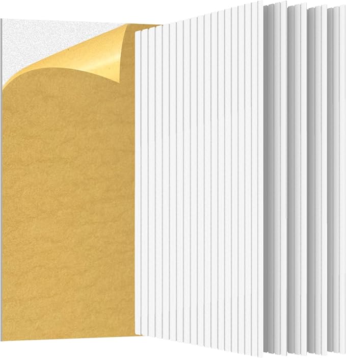 RITOLLO 6 Pack Acoustic Wall Panels, 47.2X23.6X0.4 inch Decorative by Ritollo
