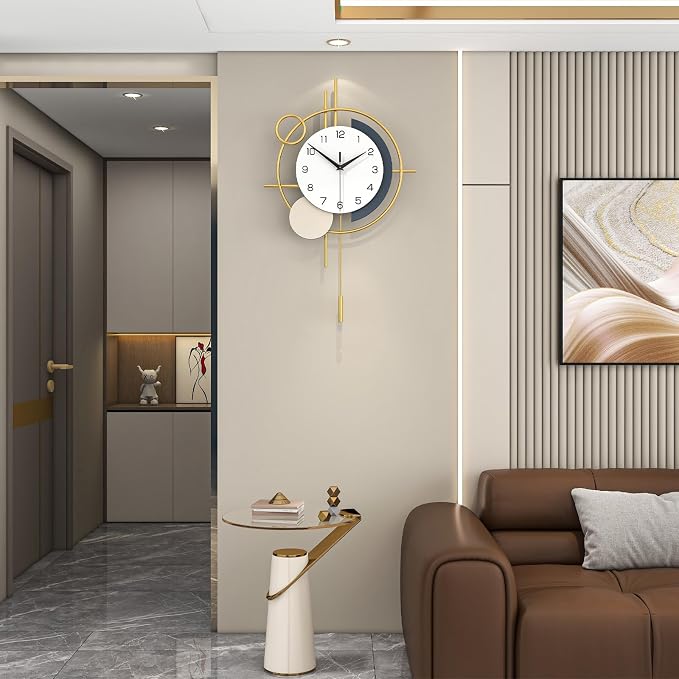 Wall Clock Decorative Large Modern Wall Clock Silent Non-Ticking Battery - Image 2