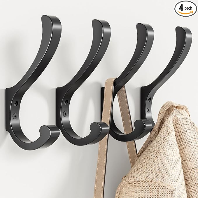 Coat Hooks for Hanging Heavy Duty by jockcaras