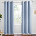 NICETOWN Vintage Blue Blackout Curtains 72 inches Length by NICETOWN