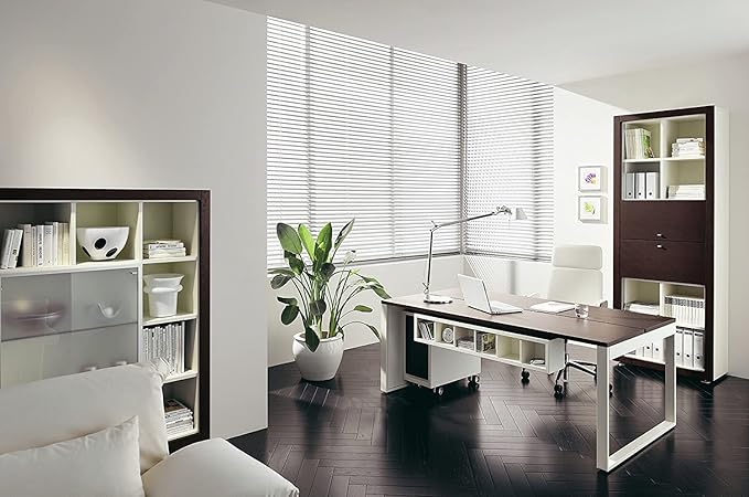 YIIBAII Mini Blinds Suitable for 32" W x 64" H Windows 1" Aluminum Horizontal - Image 5