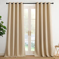 NICETOWN Room Darkening Draperies Curtains Panels, 2 Panels Biscotti Beige W52 by NICETOWN