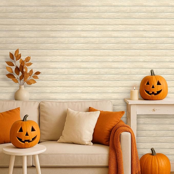 COMSTICKC Peel and Stick Faux Wood Wall Sticker Wall Panels, Ultra-Light Thin - Image 2