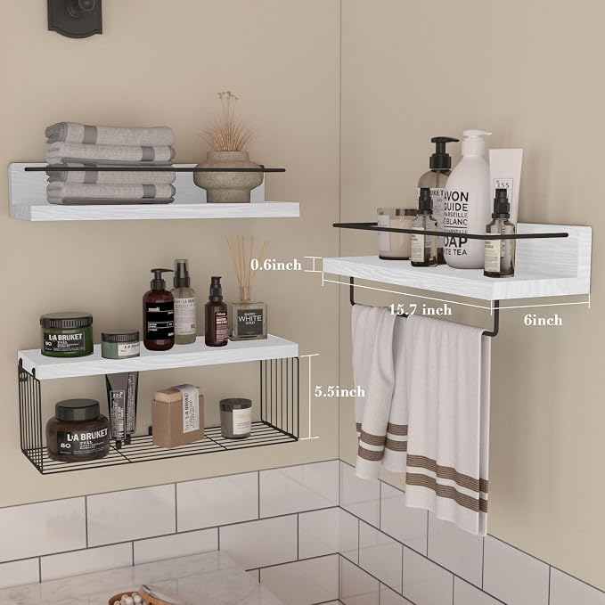 PopiShelves Bathroom Shelves Over Toilet - Image 3