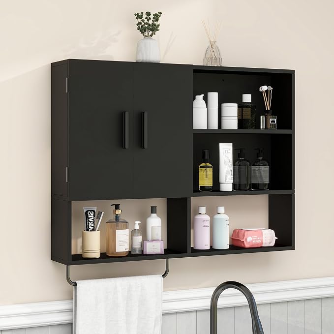 Medicine Cabinet, Wooden Bathroom Wall Cabinet by Unknown