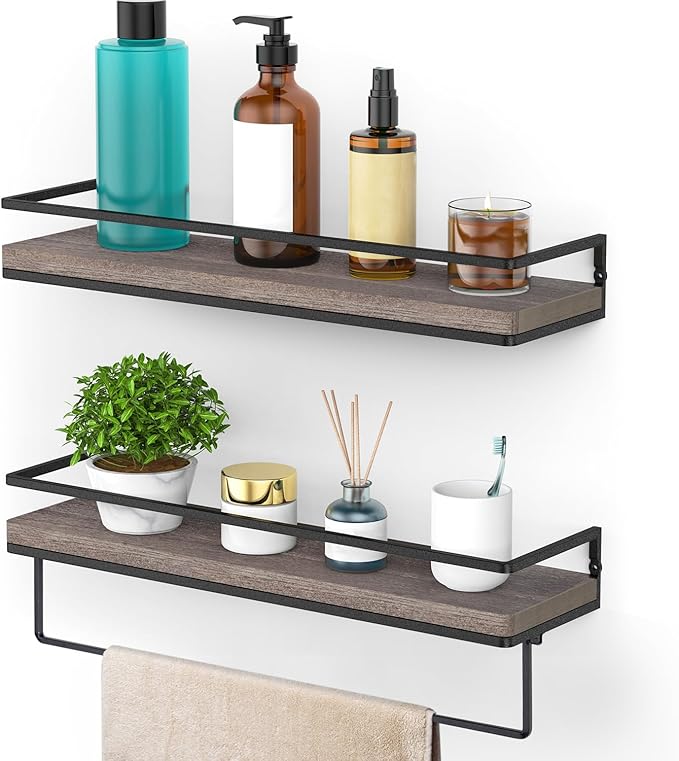 Meangood Floating Shelves Wall Mounted, Wall Shelf by Meangood