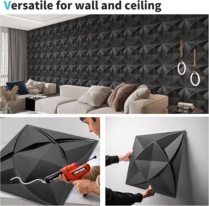 Art3d Decorative Textured PVC 3D Wall Panels - Image 4
