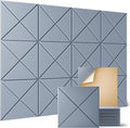 Sonicism 12 Pack X-Lined Acoustic Panels by Sonicism