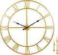 32 Inch Large Wall Clock for Living Room Decor – Easy-Assembly Silent by WallClockDecor