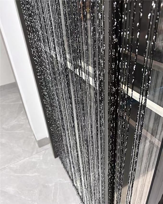 ave split Decorative Door String Curtain Wall Panel Fringe Window Panel Drapes - Image 6
