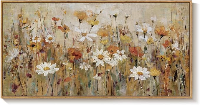 Large Framed Vintage Botanical Wall Art - Image 8