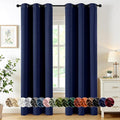 MIULEE Blackout Curtains for Bedroom Living Room 2 Panels, Thermal Insulated by MIULEE