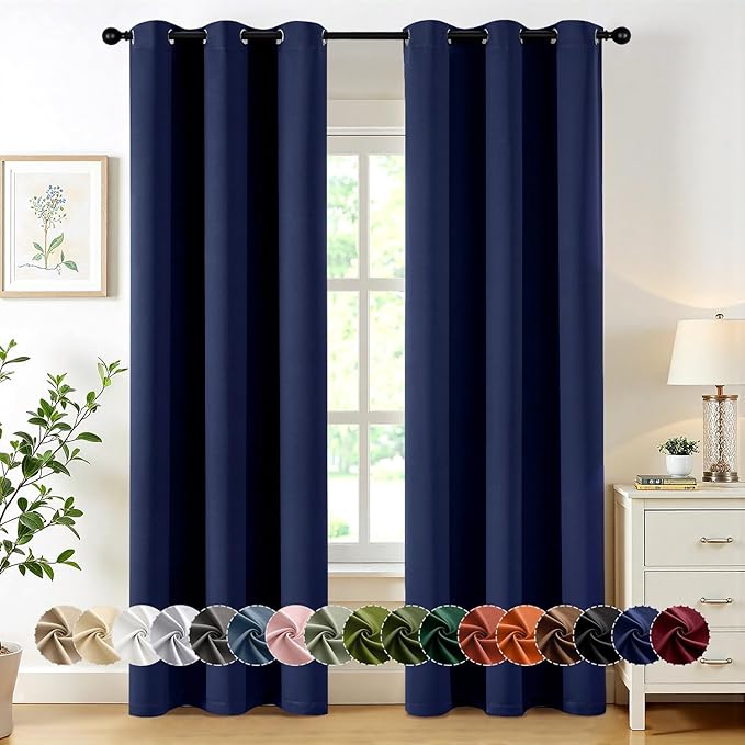 MIULEE Blackout Curtains for Bedroom Living Room 2 Panels, Thermal Insulated by MIULEE
