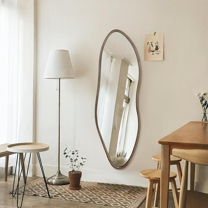 Irregular Full Length Mirror, Large Asymmetrical Wall Mirrors - Image 3