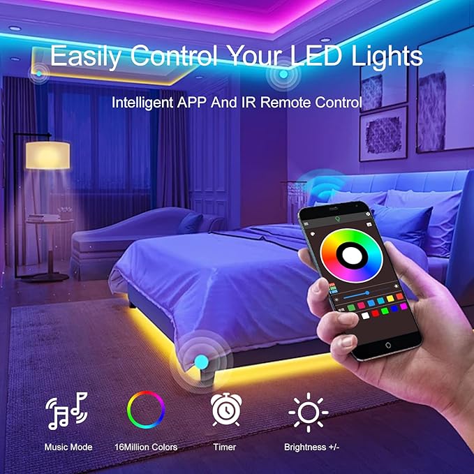 LED Strip Lights For Bedroom 130 FT - Image 7