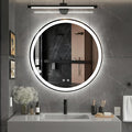 DUMOS 28 Inch Round LED Bathroom Mirror by DumosLifestyle