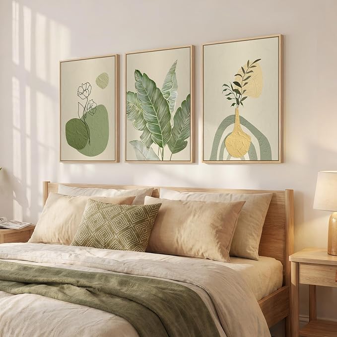 Framed Botanical Modern Wall Art - Image 2
