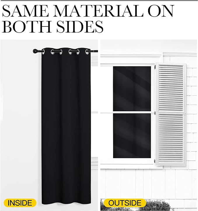 NICETOWN Door Curtain for Doorway Privacy, Curtains 120 Inch Length, Room - Image 6