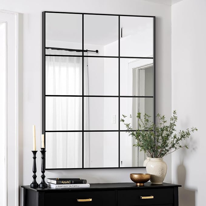 Window Mirrors for Wall Decor, Wall Mirrors Decorative Window Pane 30 x 40 by Unknown