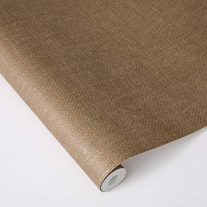 Tempaper x Jeremiah Brent Mushroom Textured Faux Grasscloth Primitivo Removable - Image 6