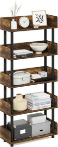 Furinno TURN-N-TUBE 5-Tier Display Shelf, Storage Shelves, Book Shelf, Open by Furinno-FitsYourSpaceFitsYourBudget