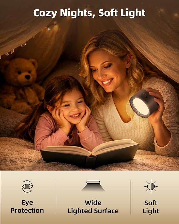 LED Wall Mounted Lights, Rechargeable Wall Sconces Lamp, 3 Color Temps & Remote - Image 3