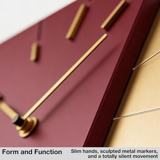 Driini Clocks Mid Century Modern Wall Clock - Image 4