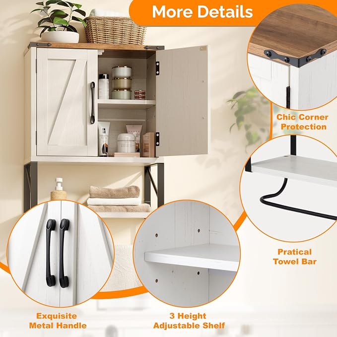VINGLI Bathroom Wall Cabinet - Image 4