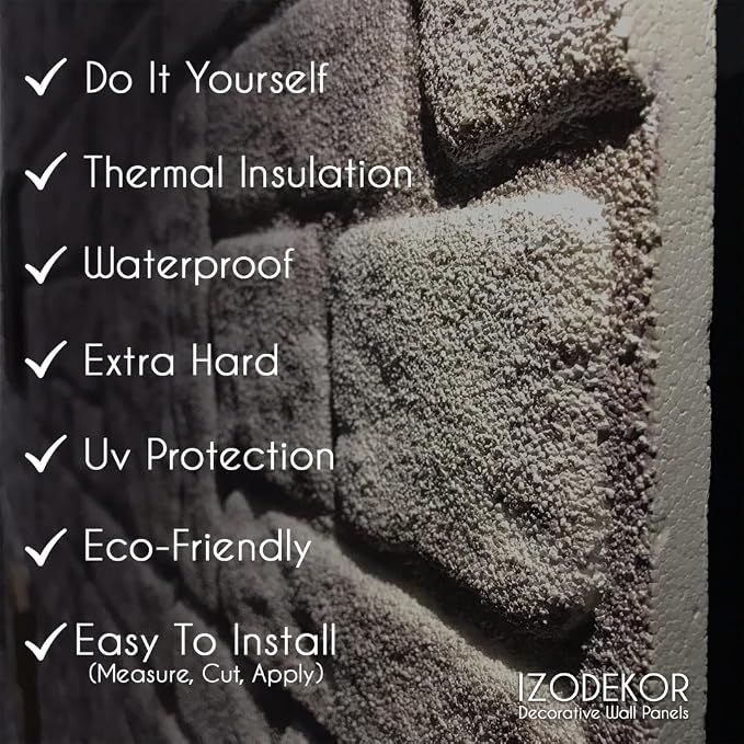 IZODEKOR 3D Wall Panels Brick Effect - Image 5
