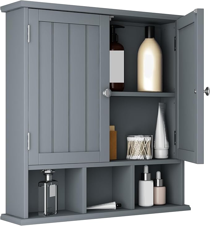 ChooChoo Bathroom Cabinet Wall Mounted 2-Door by ChooChoo