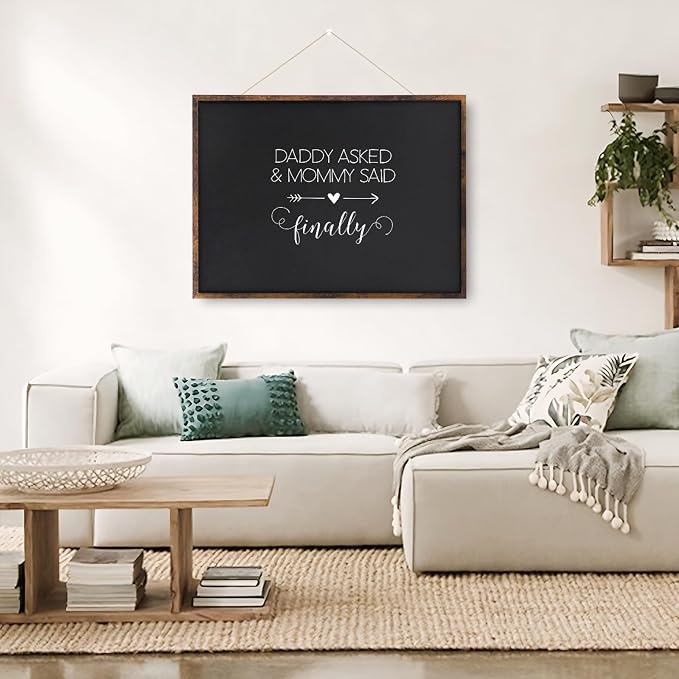 Magnetic Chalkboard, 20x30 Inches Blackboard - Image 7