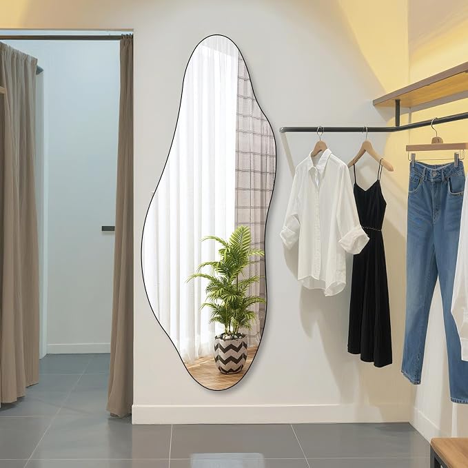 QDSSDECO Full Length Mirror 63"x24" Irregular Wall Mirror Star Frameless - Image 6